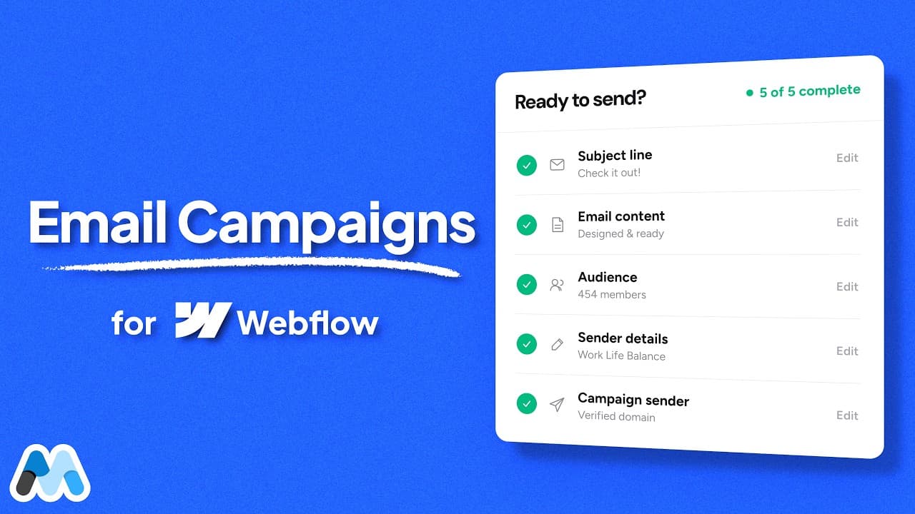 Email Campaigns For Webflow | By Memberstack